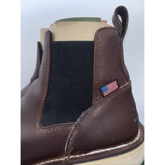 Danner Men's 6" Leather BullRun Chelsea Steel SafetyToe Work Boots Size 11EE USA - Picture 3 of 10